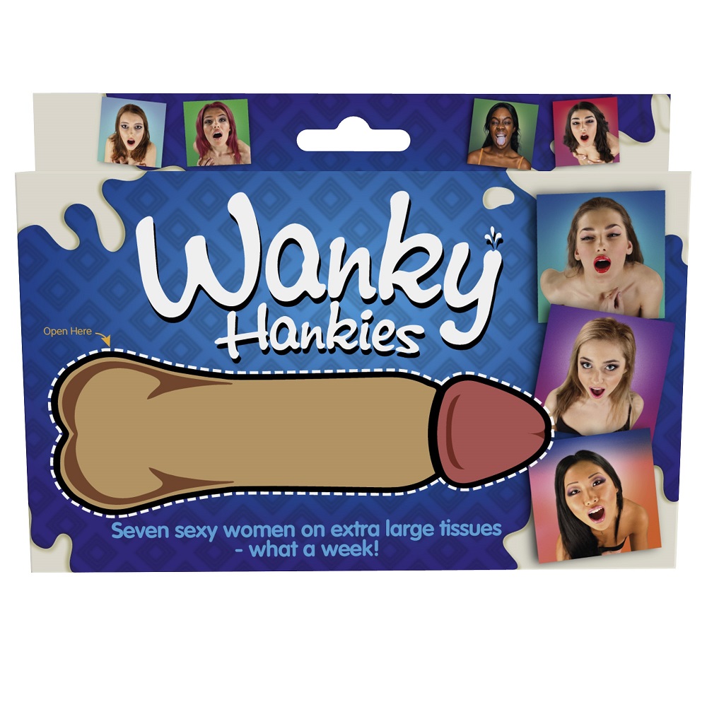 Wanky Hankies!, shown from the side