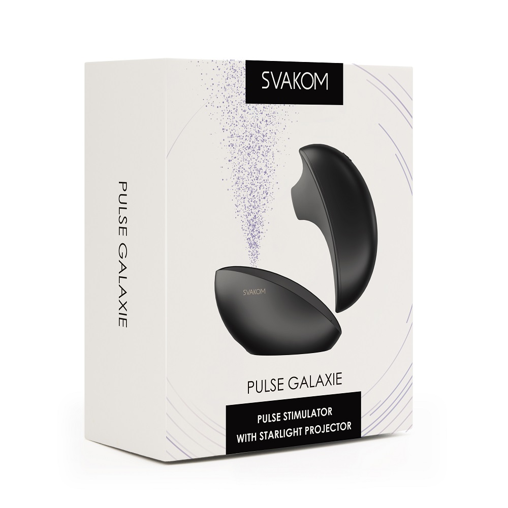 Svakom Galaxie Suction Vibrator with Mood Projector Midnight Black, photograph 11
