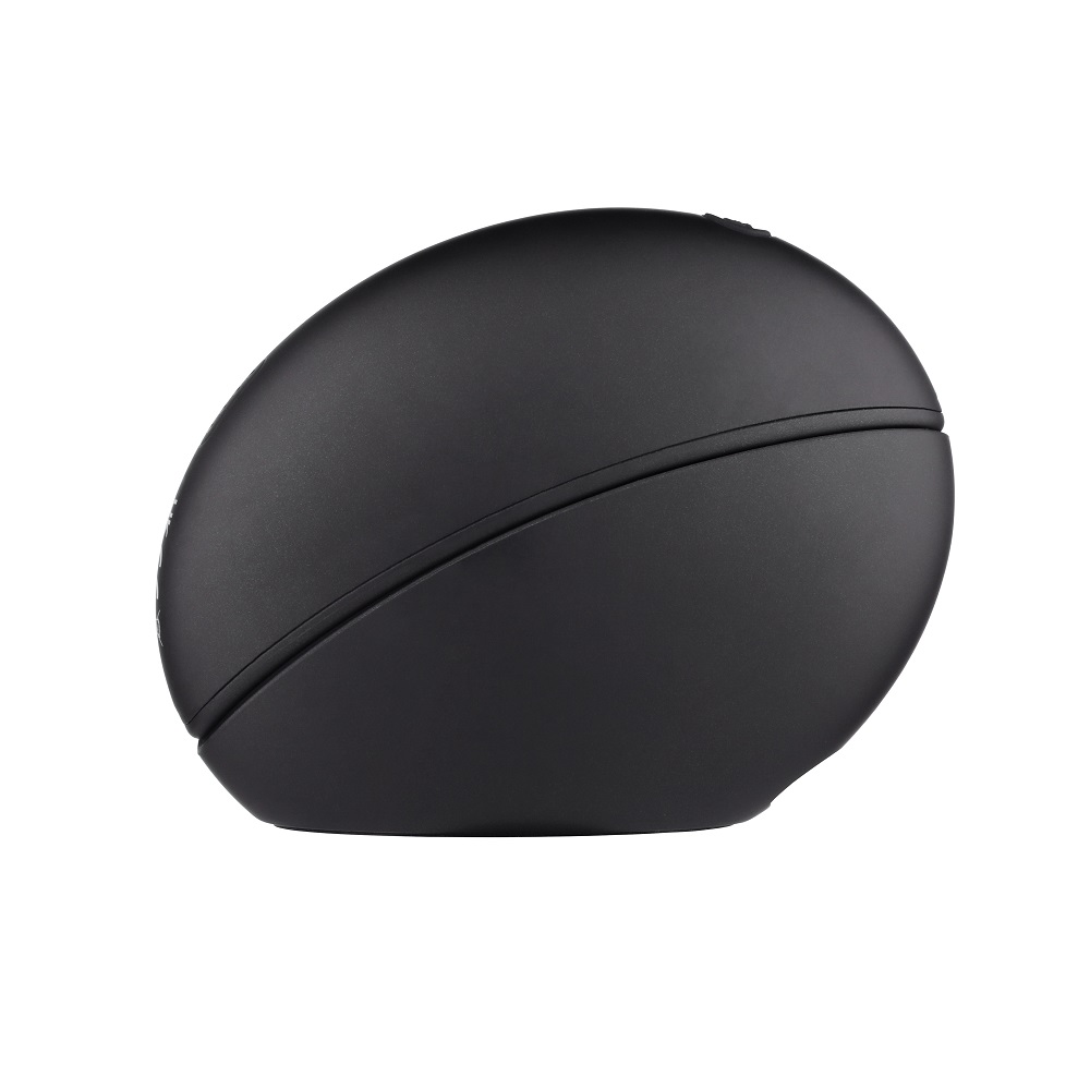 Svakom Galaxie Suction Vibrator with Mood Projector Midnight Black, shown from the side