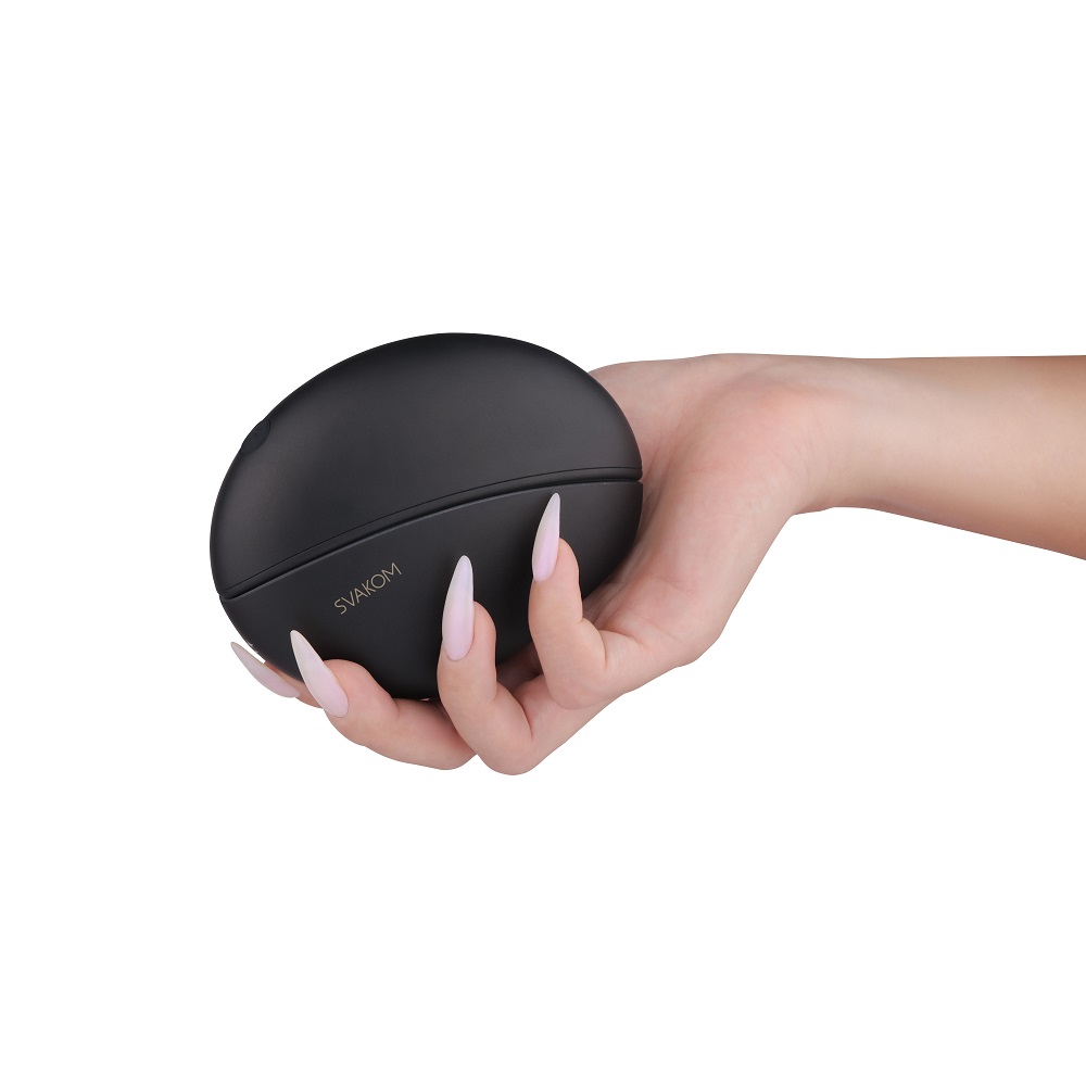Svakom Galaxie Suction Vibrator with Mood Projector Midnight Black, photograph 6