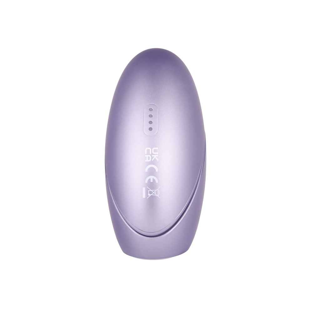 Svakom Galaxie Suction Vibrator with Mood Projector Metallic Lilac, close-up detail