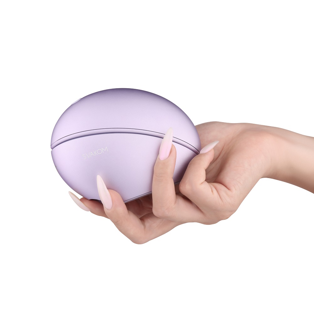 Svakom Galaxie Suction Vibrator with Mood Projector Metallic Lilac, photograph 6
