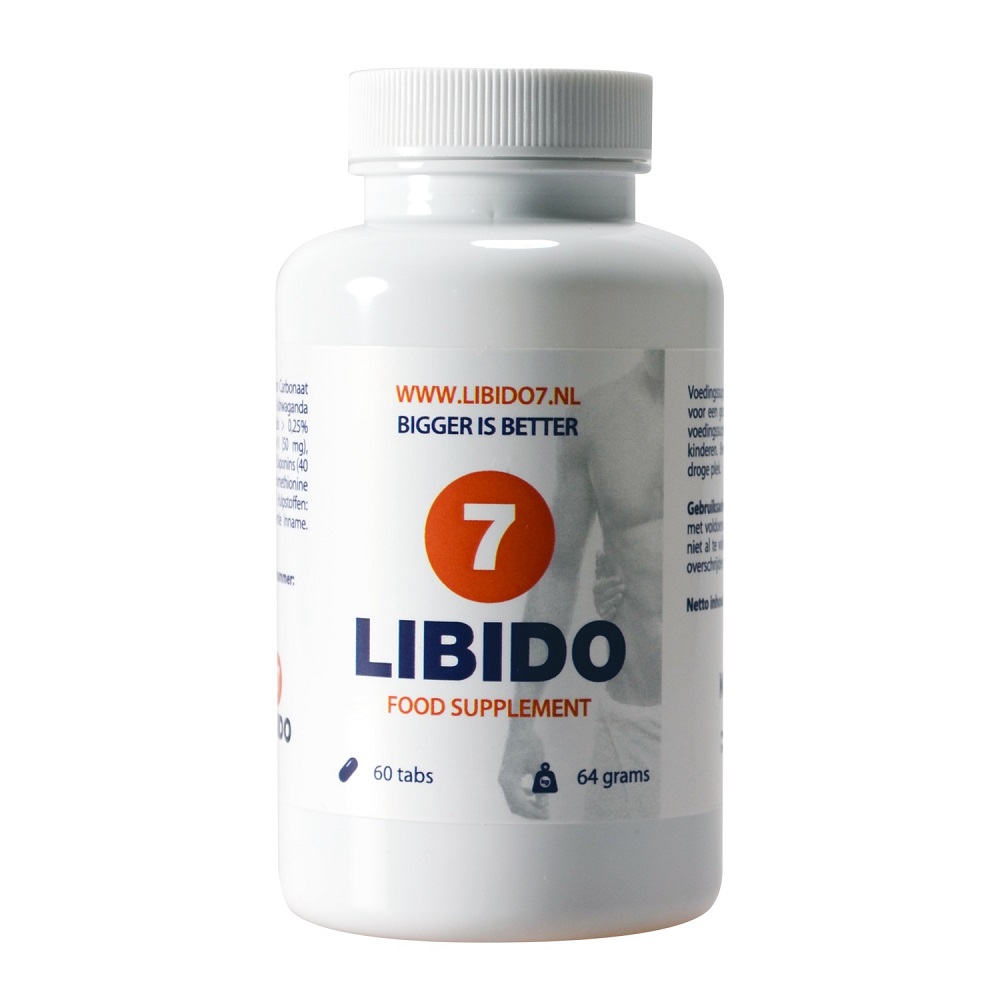 Libido7 Penis Enlargement Tablets (60 Pack), shown from the back