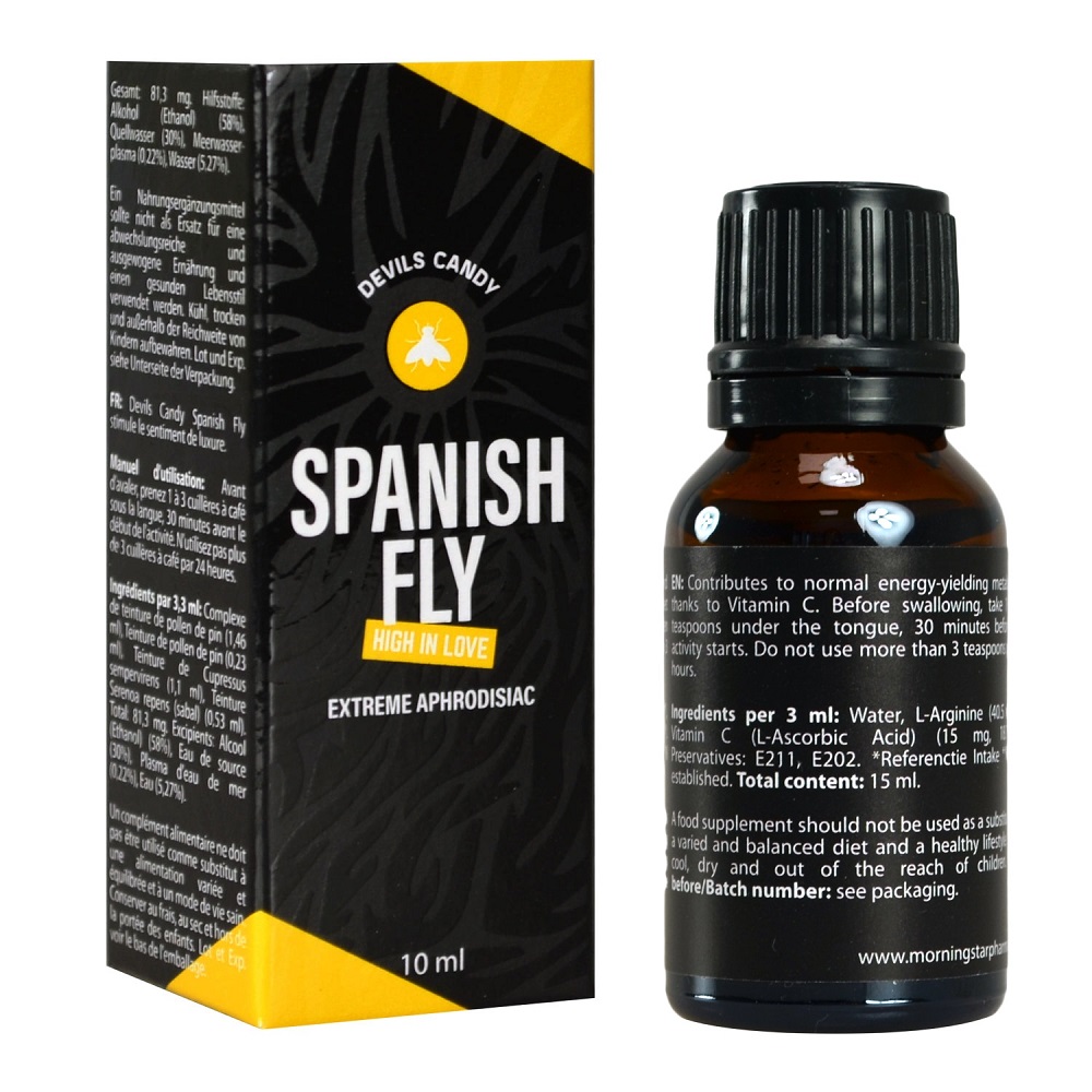 Devils Candy Spanish Fly, shown from the back