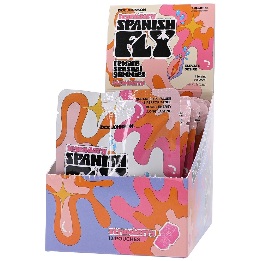 Spanish Fly Female Sex Gummies (2 pack), shown in its packaging
