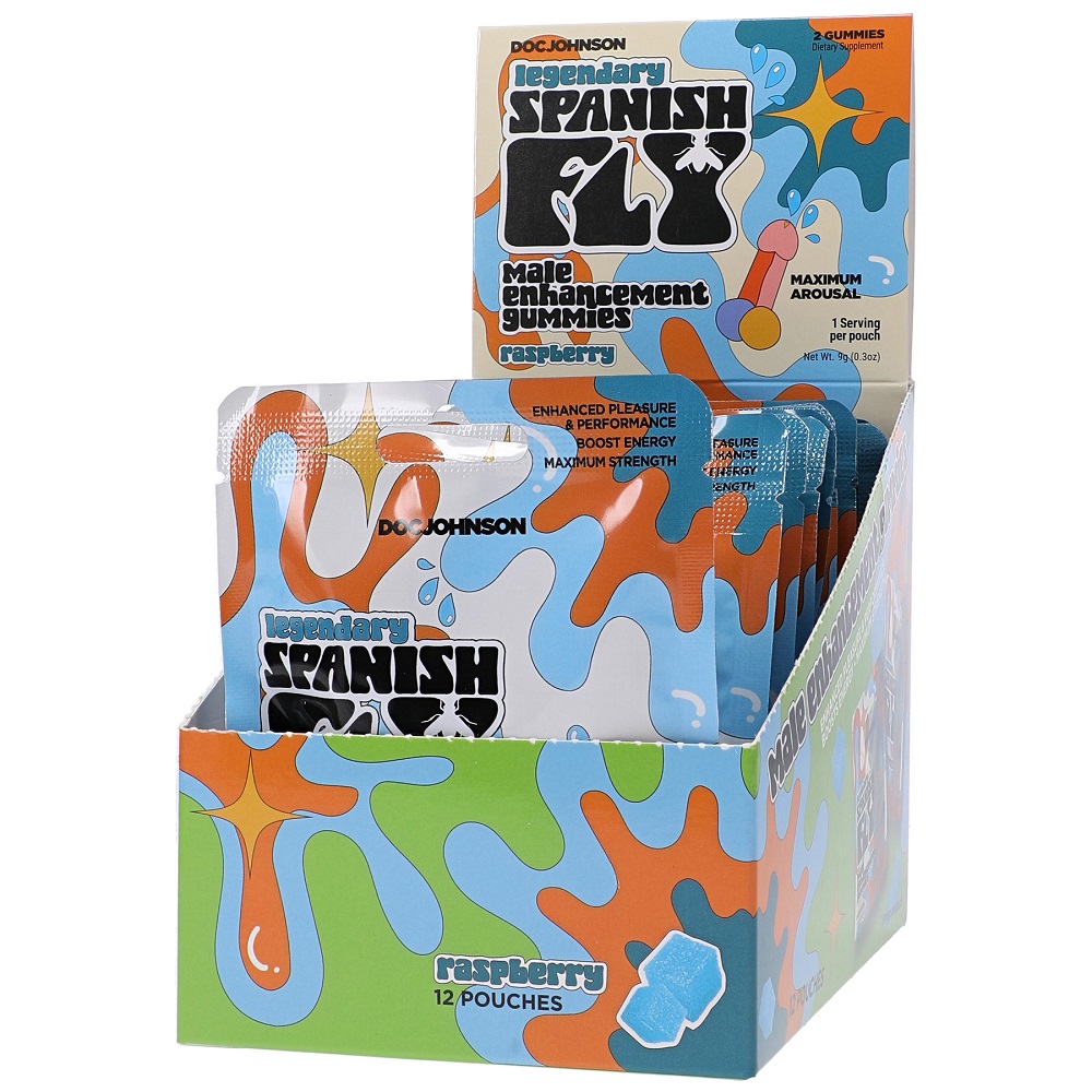 Spanish Fly Male Sex Gummies (2 pack), shown in its packaging