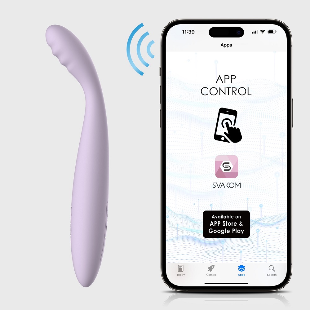 Svakom Cici 2 Flexible Head Slim Vibrator, in silicone/abs