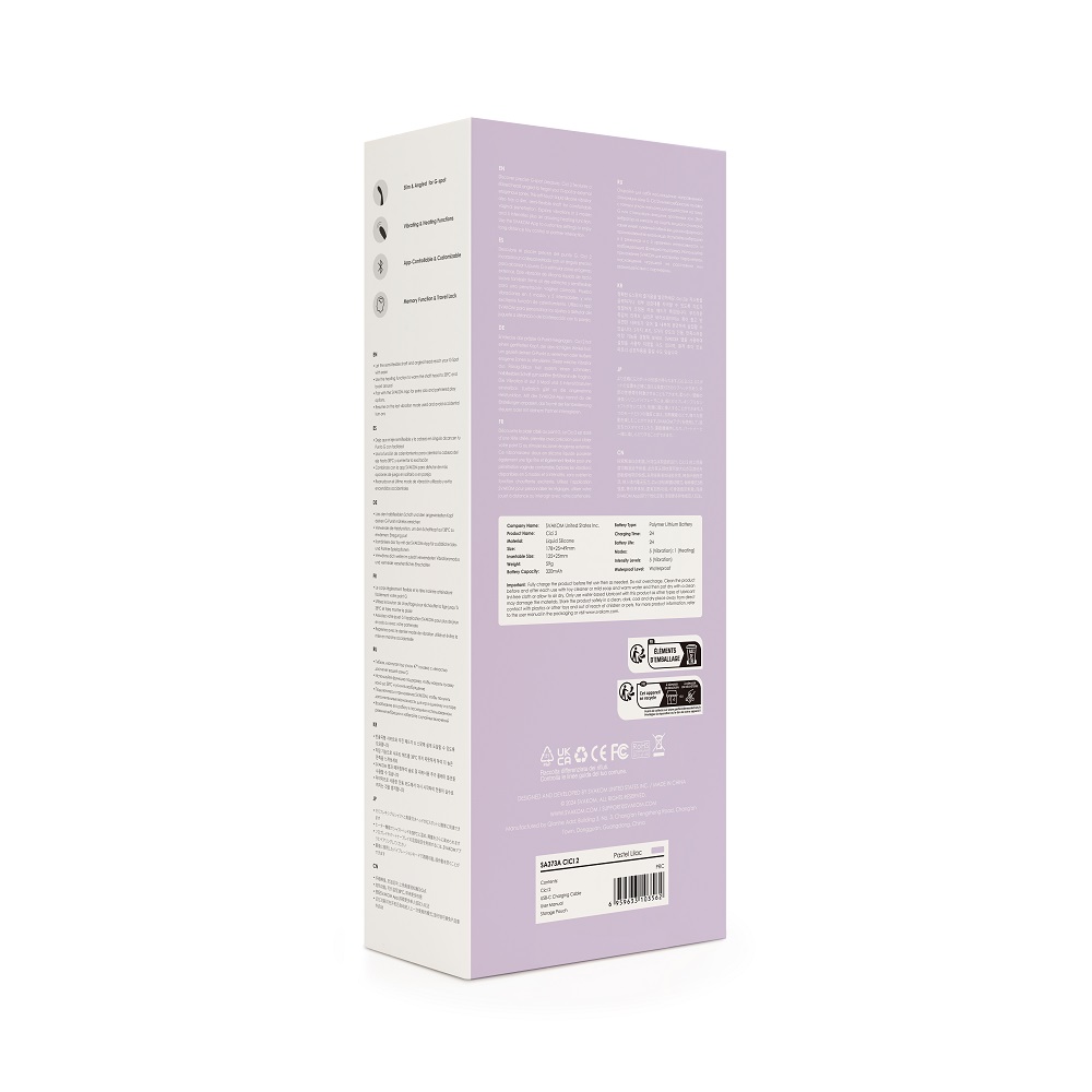 Svakom Cici 2 Flexible Head Slim Vibrator, in silicone/abs