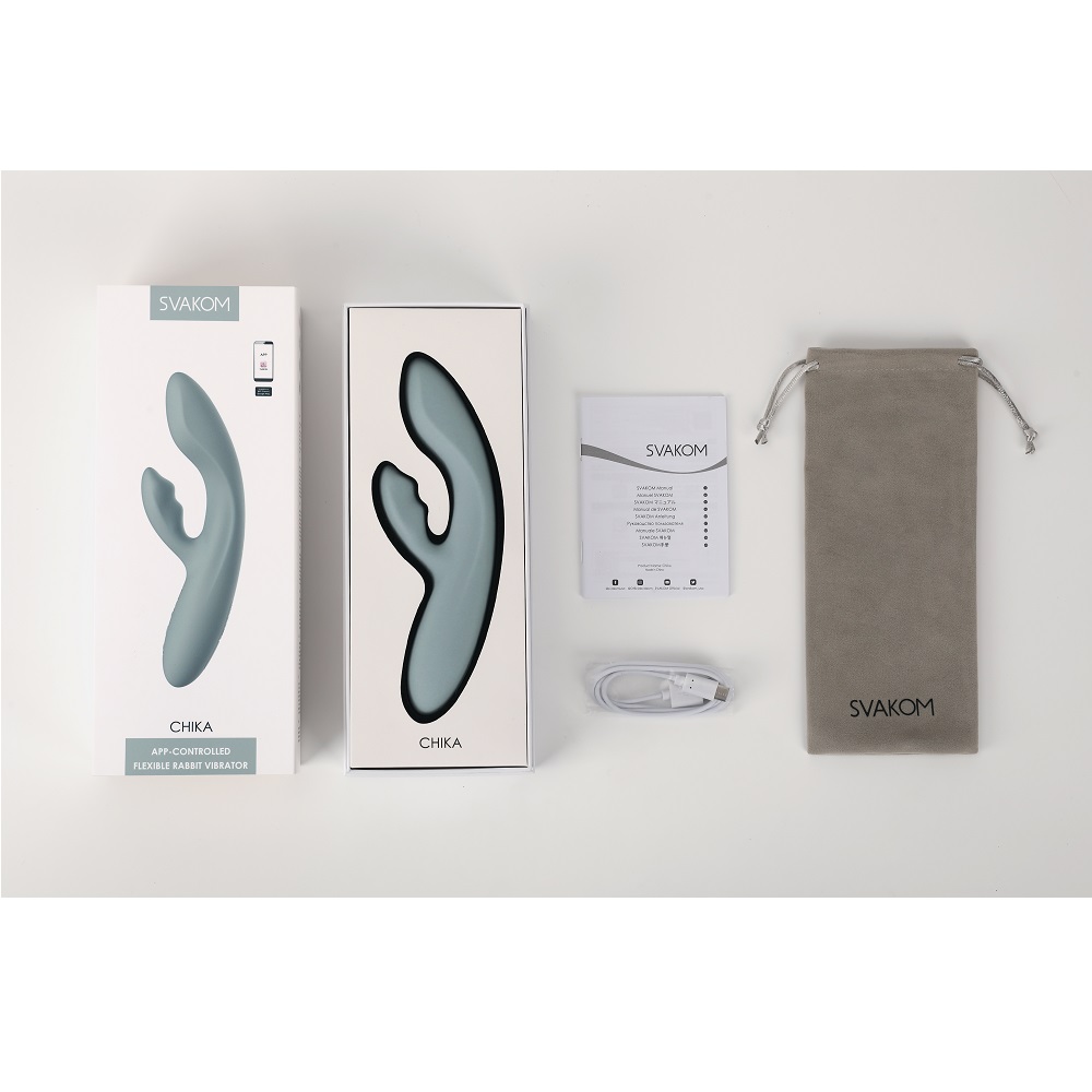 Svakom Chika App-Controlled Warming Rabbit Vibrator