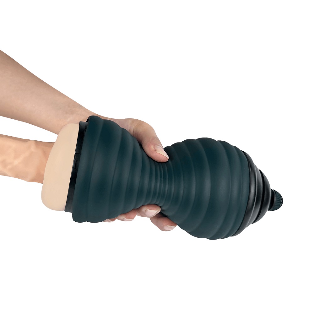 Adrien Lastic Siltex Ultra Masturbator, Handheld male masturbator with a soft squeezable case and ergonomic flexible shape