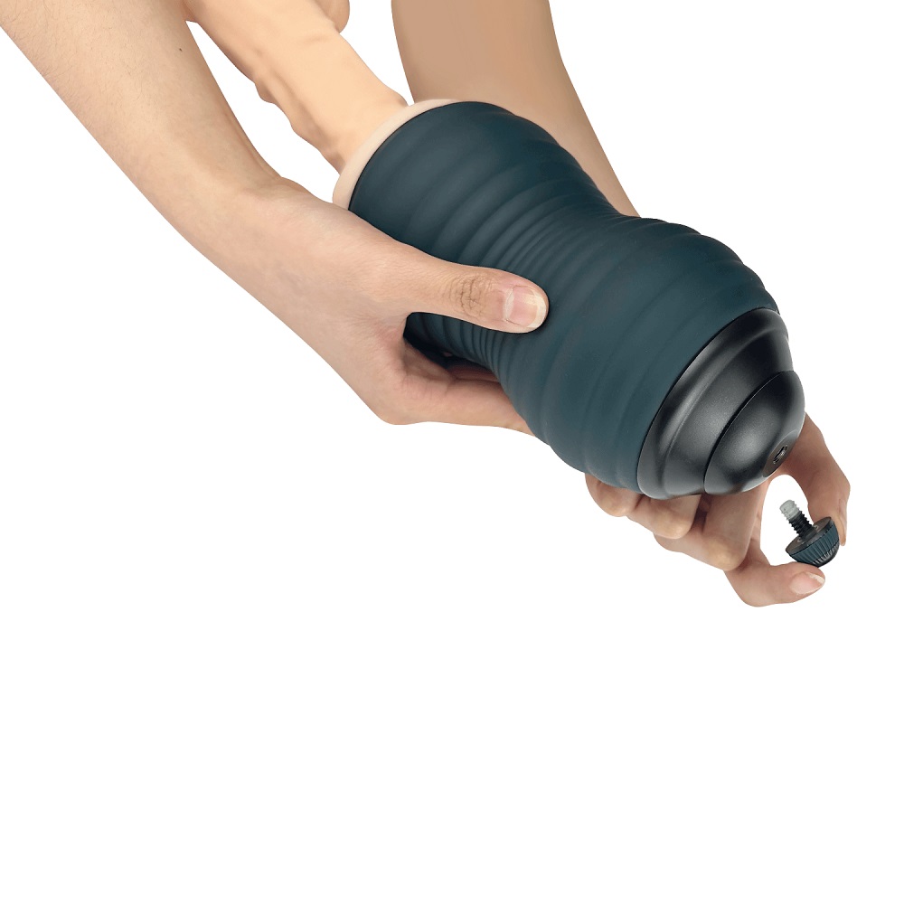 Adrien Lastic Siltex Ultra Masturbator, Handheld male masturbator with a soft squeezable case and ergonomic flexible shape