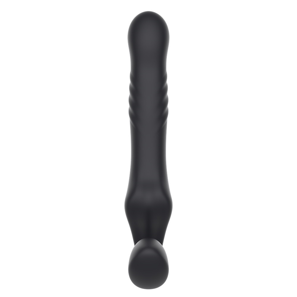 Mina Surge Remote Thrusting & Vibrating Strapless Strap On, in silicone