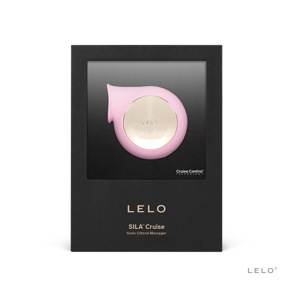 LELO Sila Cruise Clitoral Massager Pink, Pink compact clitoral massager with a wide rounded suction mouth and button control…