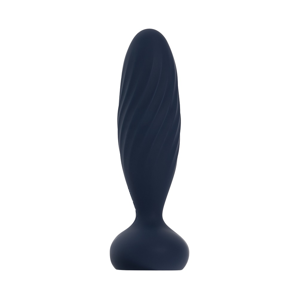 Svakom Jordan App-Controlled Thrusting Anal Vibrator, Slim anal vibrator with a rounded cushioned head and a wide flared base