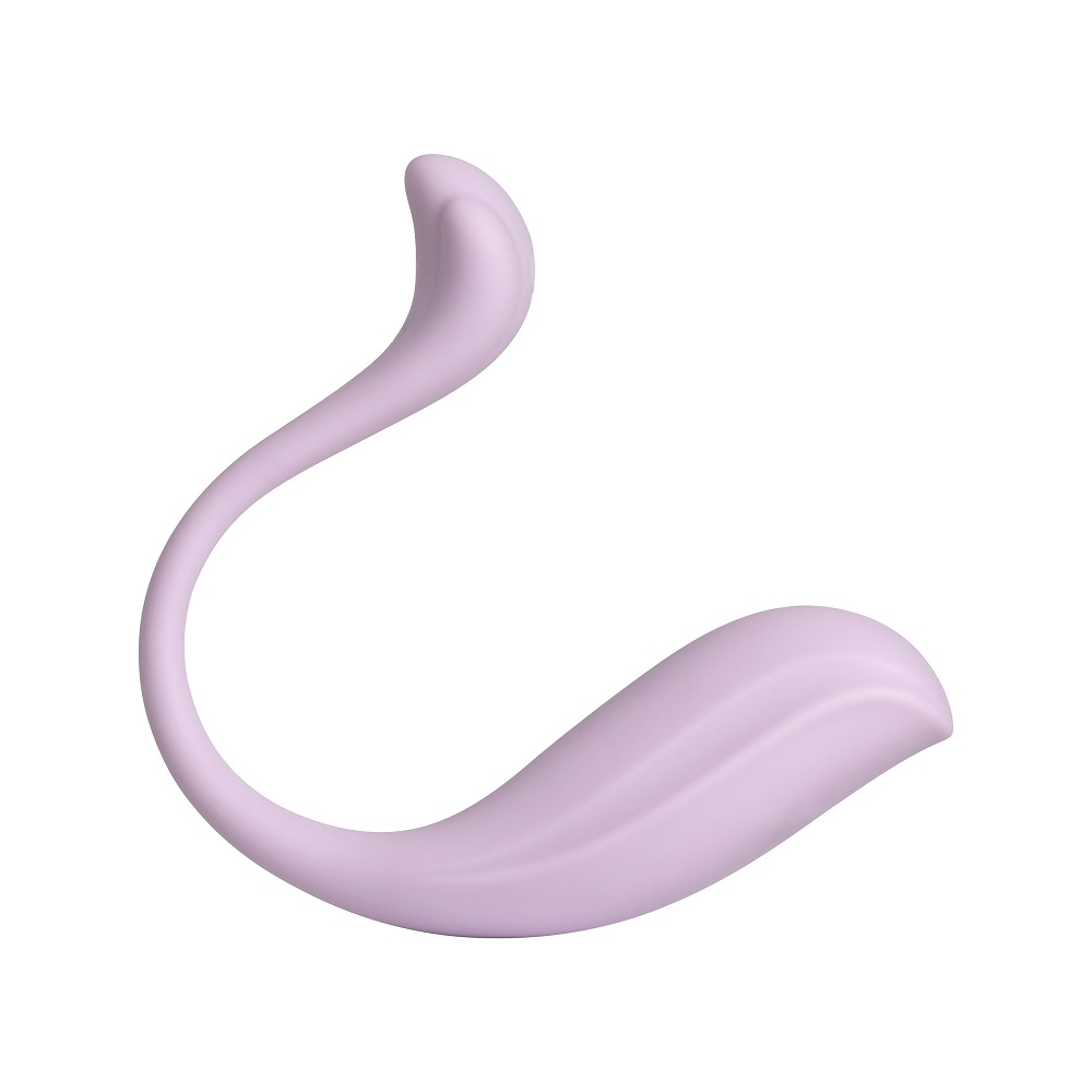 Svakom Phoenix Neo 2 Interactive App Controlled Vibrator Lilac, Lilac silicone G-spot vibrator with a curved shaft and bulbo…