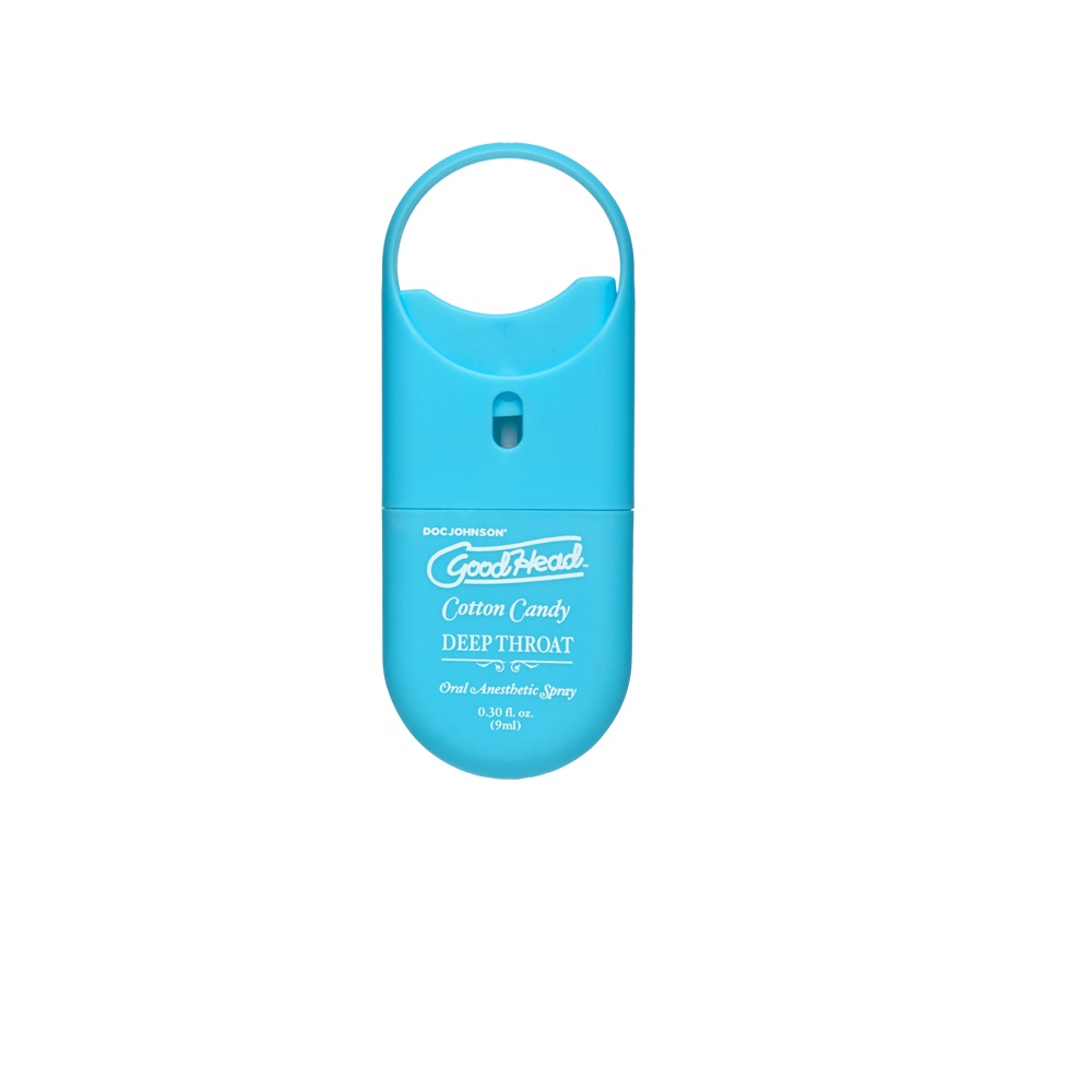 Doc Johnson GoodHead To-Go-Deep Throat Spray - Cotton Candy, Compact 10ml pocket-sized spray bottle of Cotton Candy flavour…