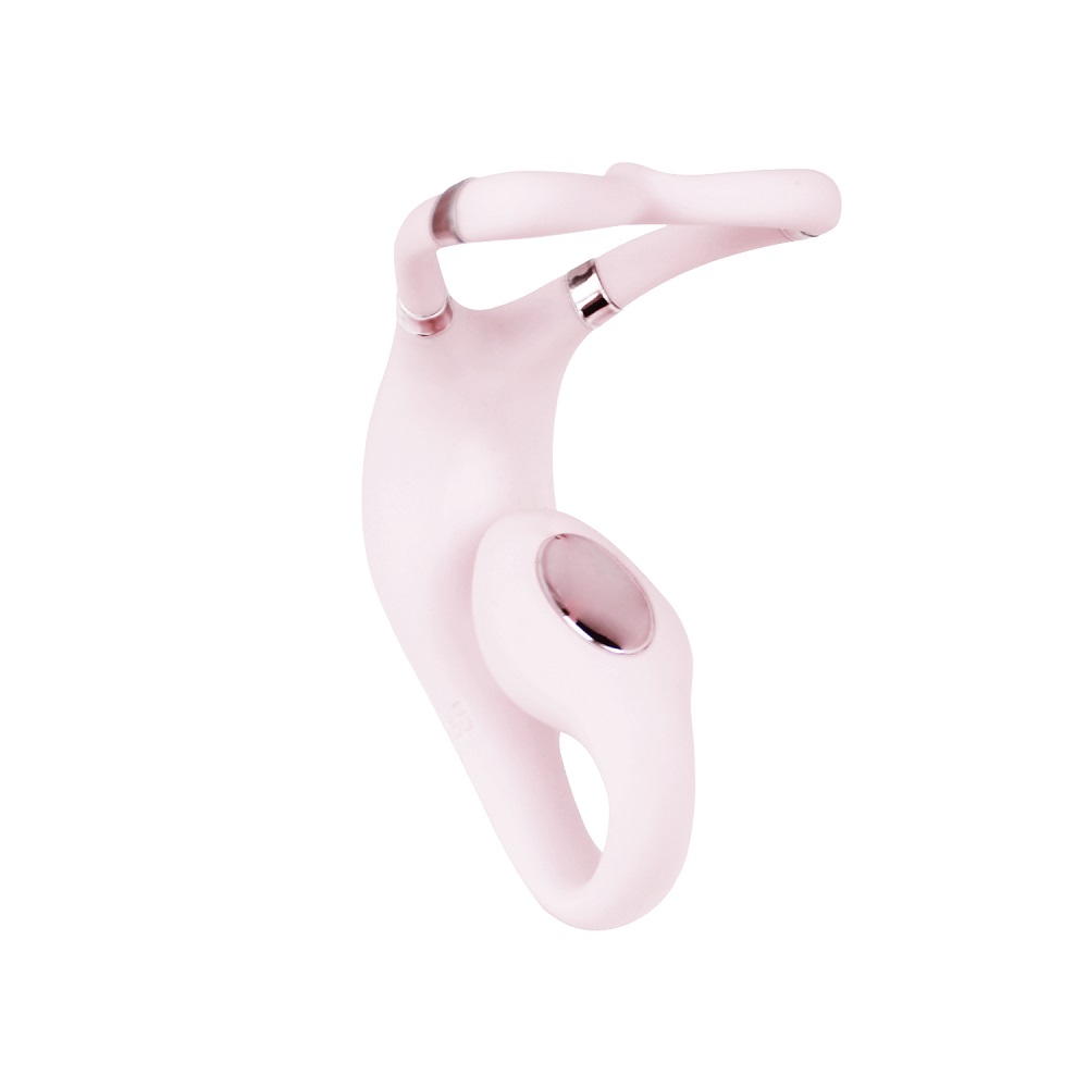 Adrien Lastic Venus Hands Free Double Vibrator, Compact hands-free double vibrator with dual arms for clitoral and internal…