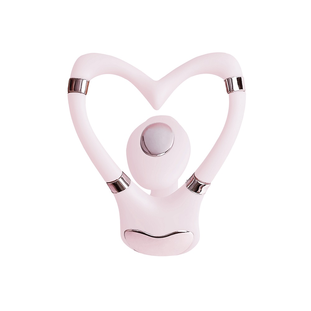 Adrien Lastic Venus Hands Free Double Vibrator, Compact hands-free double vibrator with dual arms for clitoral and internal…