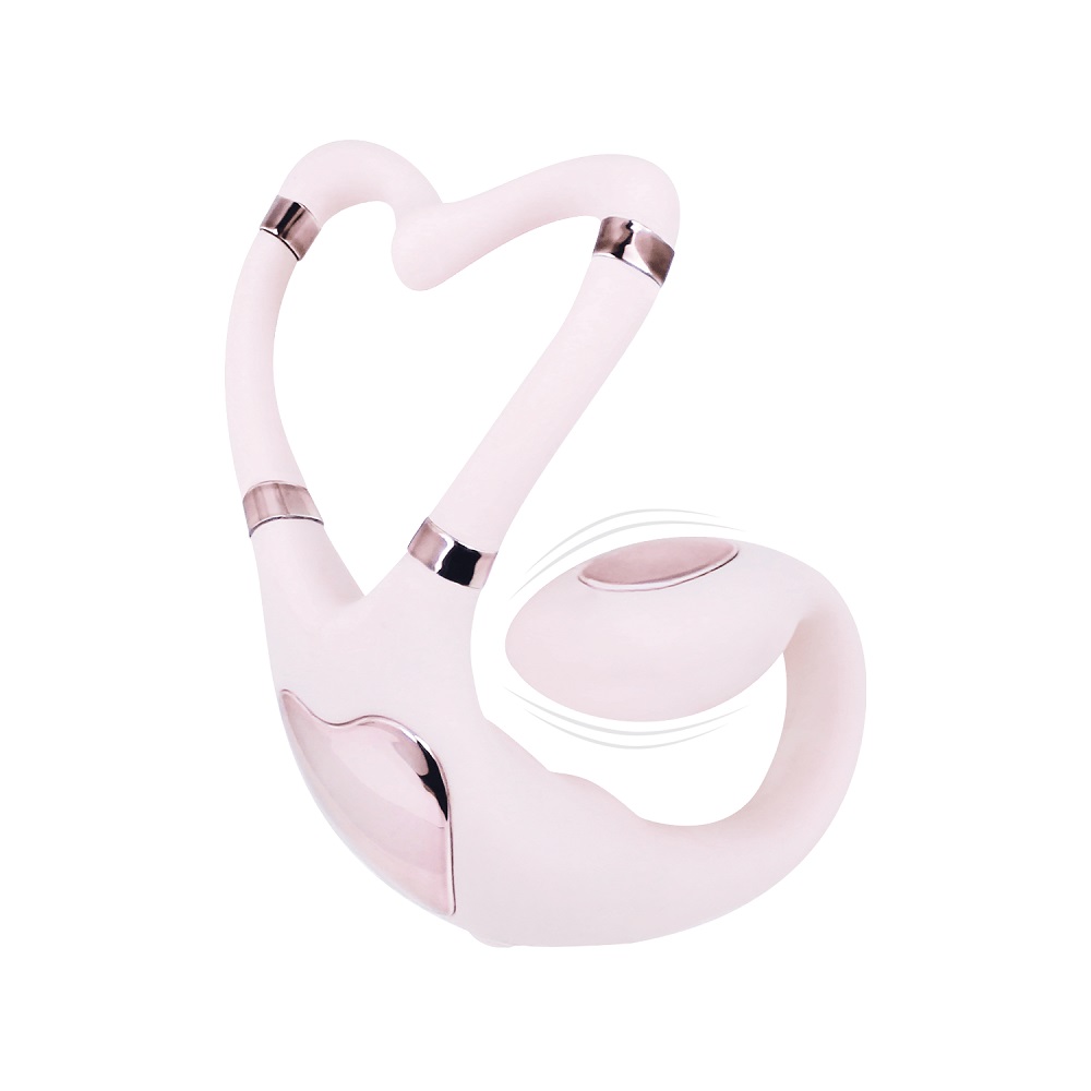 Adrien Lastic Venus Hands Free Double Vibrator, Compact hands-free double vibrator with dual arms for clitoral and internal…