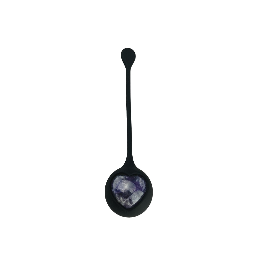 Adrien Lastic Harmony Stones Kegel Balls, Kegel training set with two silicone cases and six coloured semi-precious stones