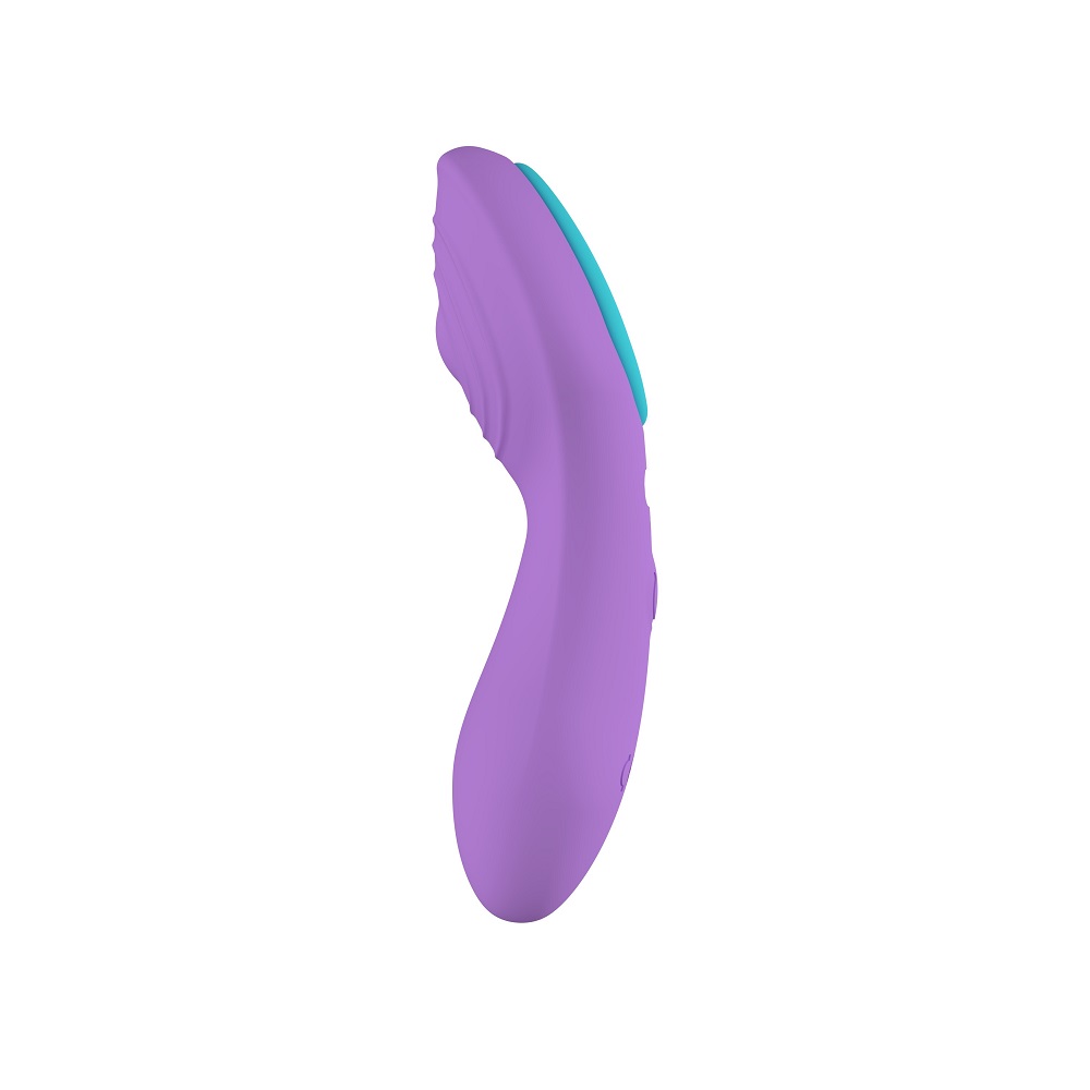Party Color Panty Remote Control Vibrator Purple, Purple wearable panty vibrator with ergonomic curved form and magnets on t…