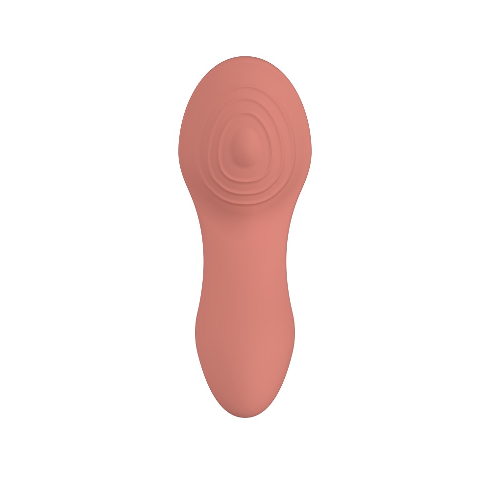 Party Color Panty Remote Control Vibrator Orange, Compact orange panty vibrator with smooth ergonomic body and matching hand…