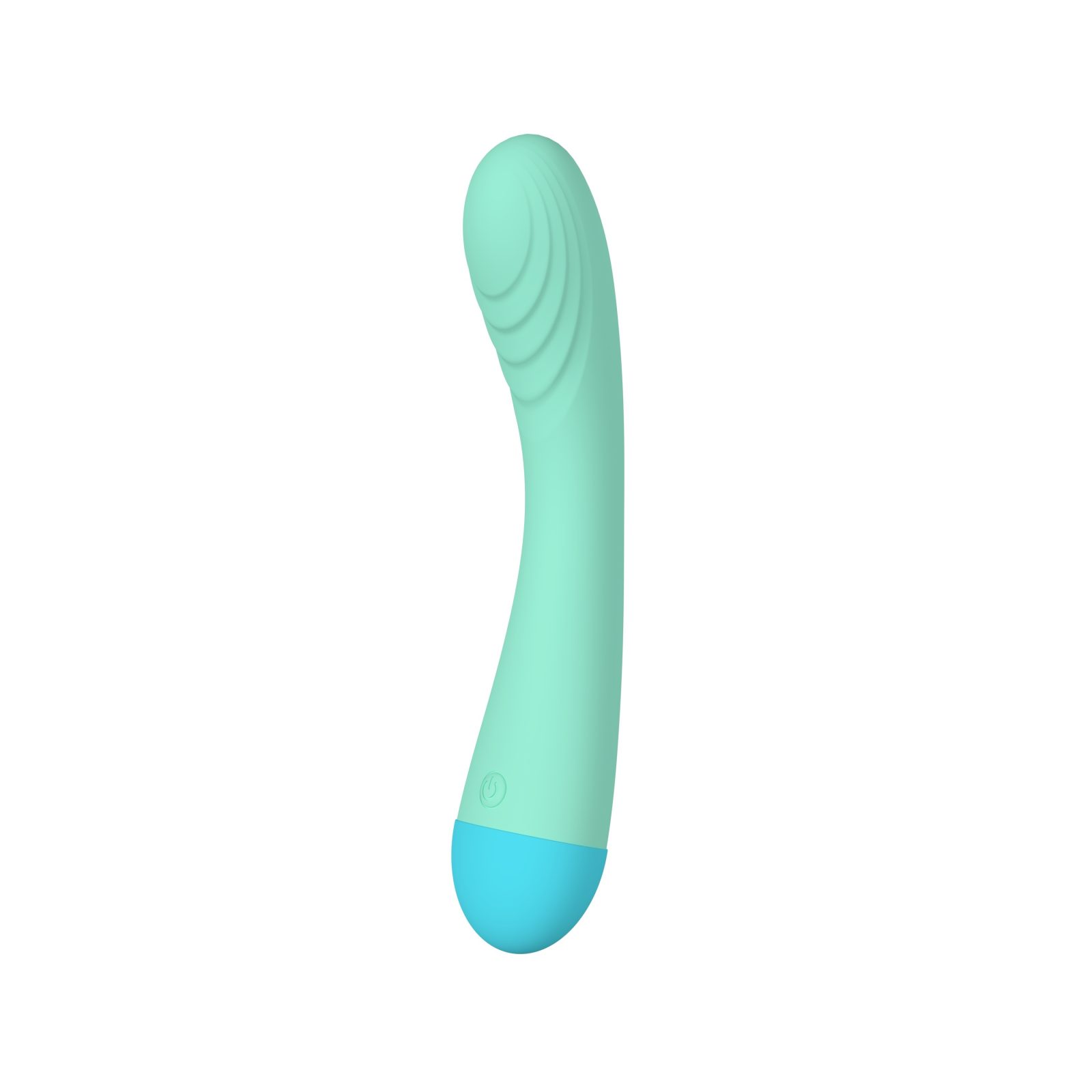 Party Color TOKY G-Spot Vibrator, Colourful curved G-spot vibrator with a smooth silicone finish and single control button