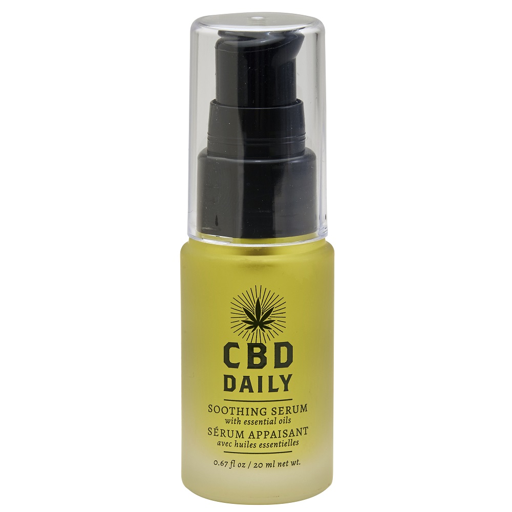 Earthly Body CBD Daily Soothing Serum Original Strength 20ml, Small 20ml travel-size bottle of CBD soothing serum from Earth…