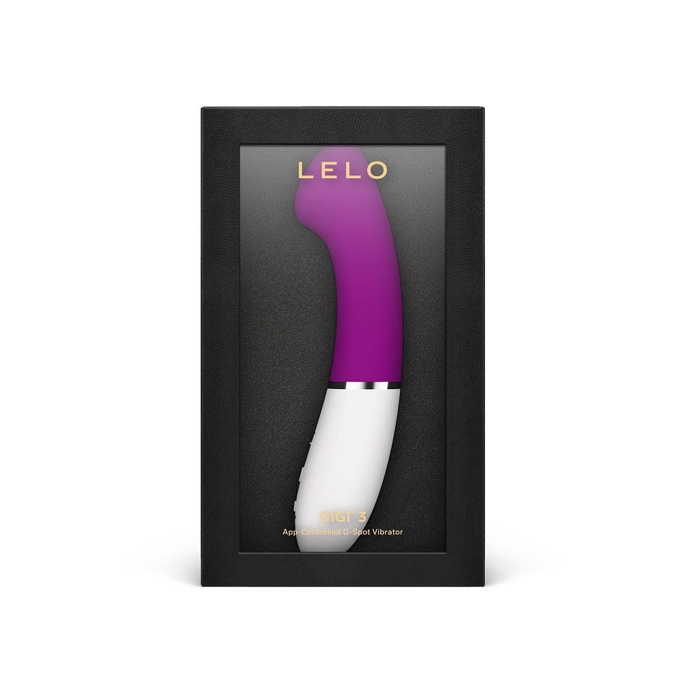 LELO Gigi 3 App Controlled G-Spot Vibrator Deep Rose, shown from the back