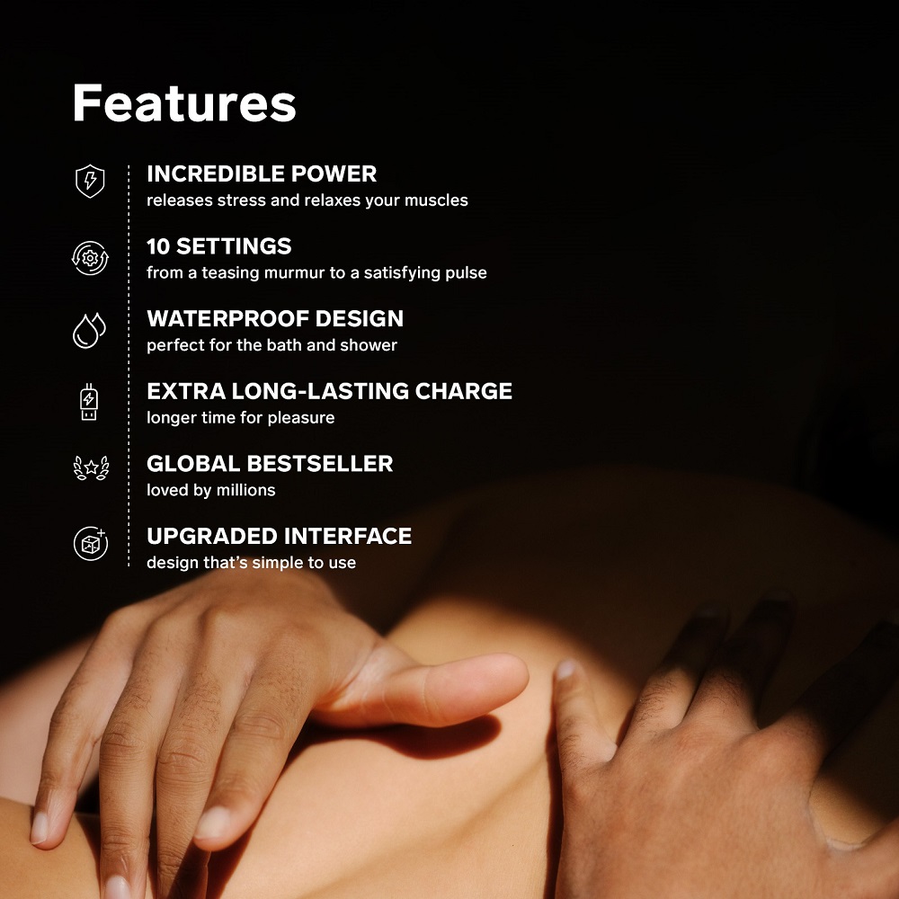 LELO Smart Wand 2 Large Aqua, in silicone/abs, photograph 9