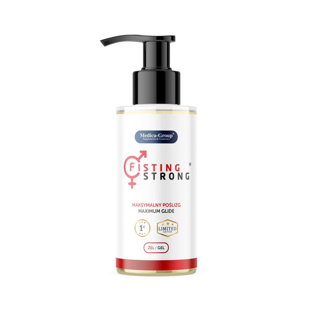 Fisting Gel Strong150ml, shown from the back