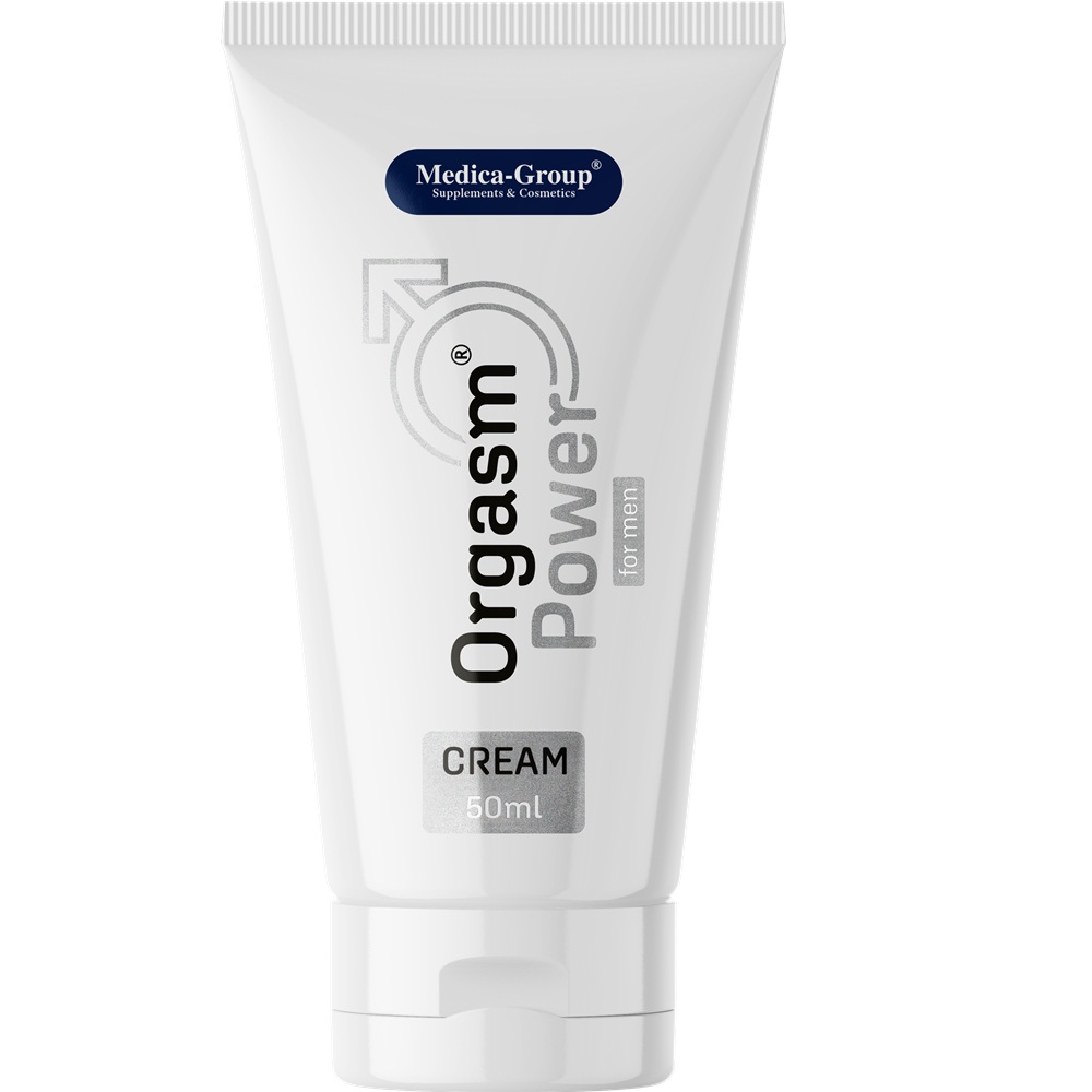 Orgasm Power Cream for Men 50ml, shown from the back