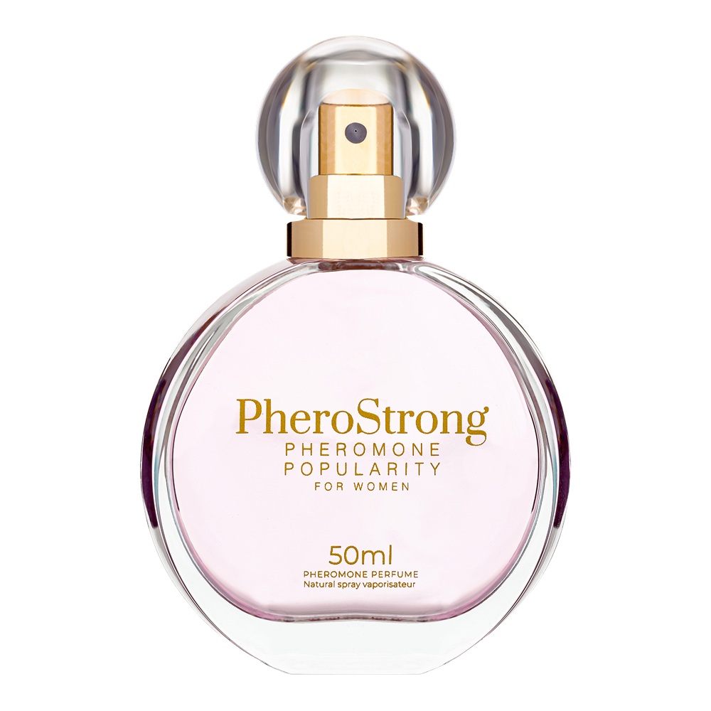 PheroStrong Pheromone Popularity for Women 50ml, shown from the back