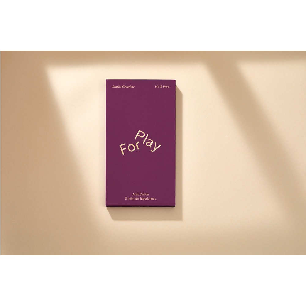 For Play His and Hers Couples Chocolate Milk, shown in its packaging