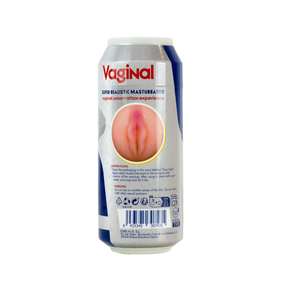 Alive Red Doll Can Vaginal Masturbator, close-up detail