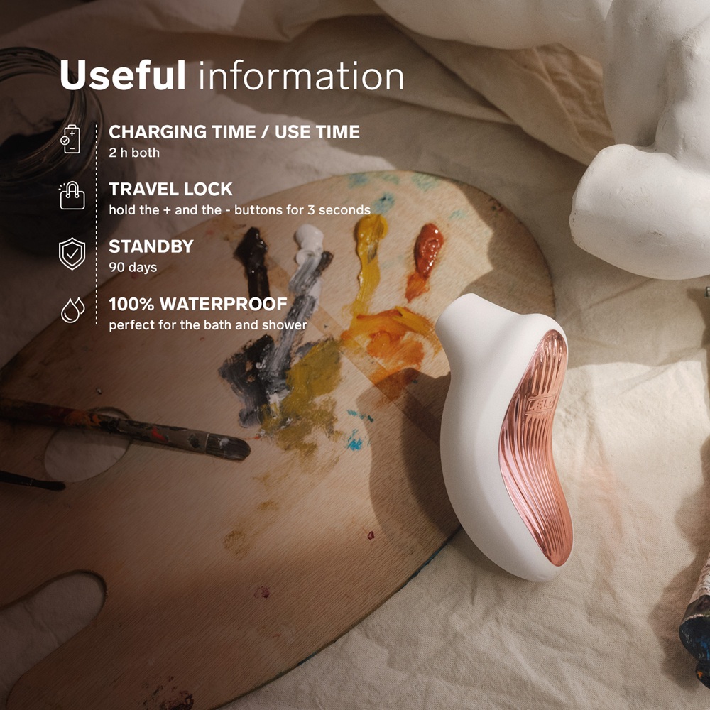 LELO Sona 3 Clitoral Massager Cream, photograph 7