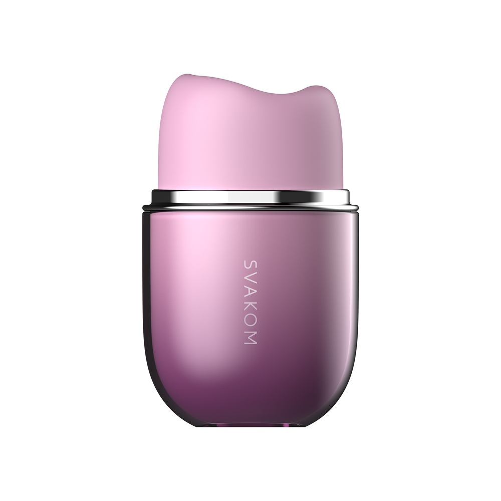 Svakom Klitty Dual Action Licking and Suction Stimulator, shown in its packaging