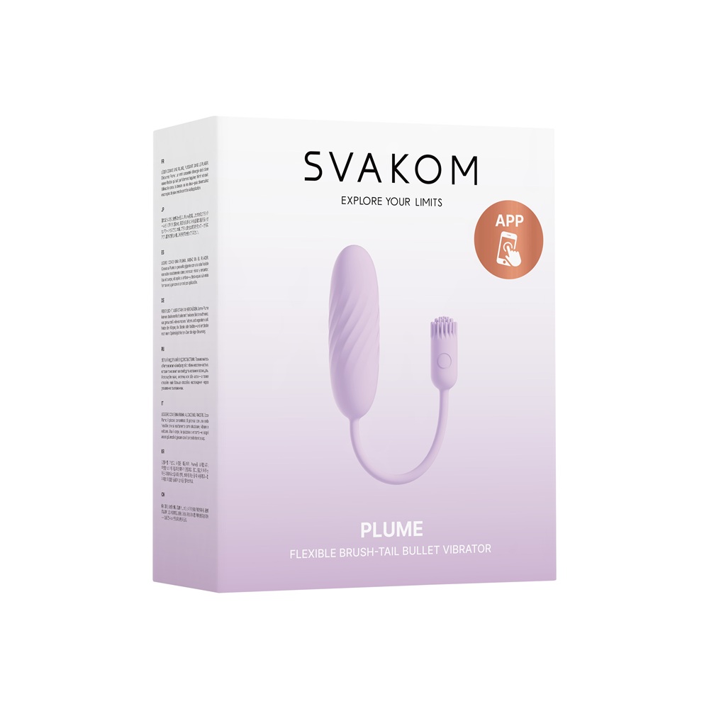 Svakom Plume Flexible Brush Tail Bullet Vibrator, photograph 9