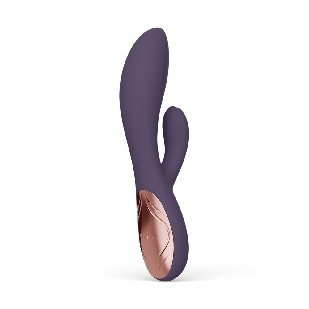 LELO Ina Thrust Thrusting Rabbit Vibrator Purple Twilight, photograph 6