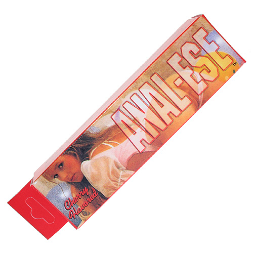 Anal-Ese Desensitising Cream, in various, shown from the back