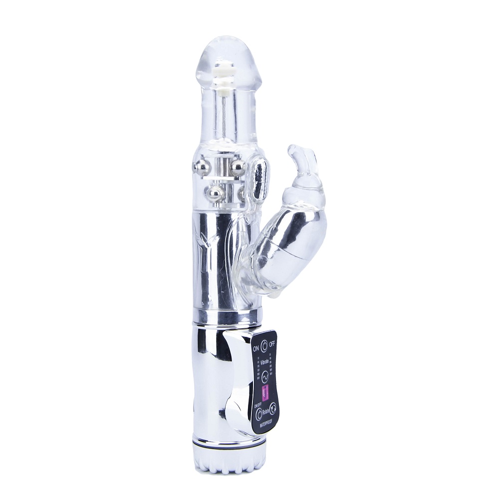 Jessica Rabbit Ultimate XXTRA G Vibrator, Full-size rabbit vibrator with clitoral ears, rotating internal beads and a G-spot…