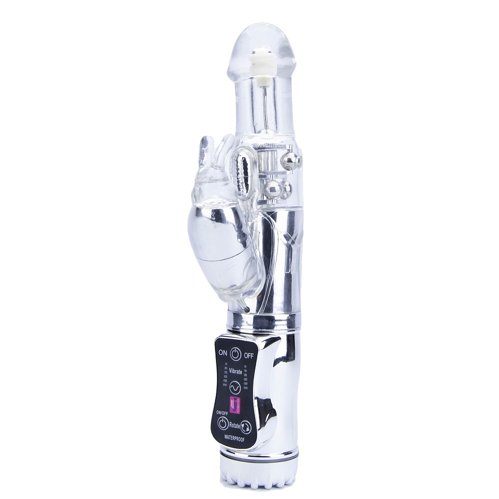 Jessica Rabbit Ultimate XXTRA G Vibrator, Full-size rabbit vibrator with clitoral ears, rotating internal beads and a G-spot…