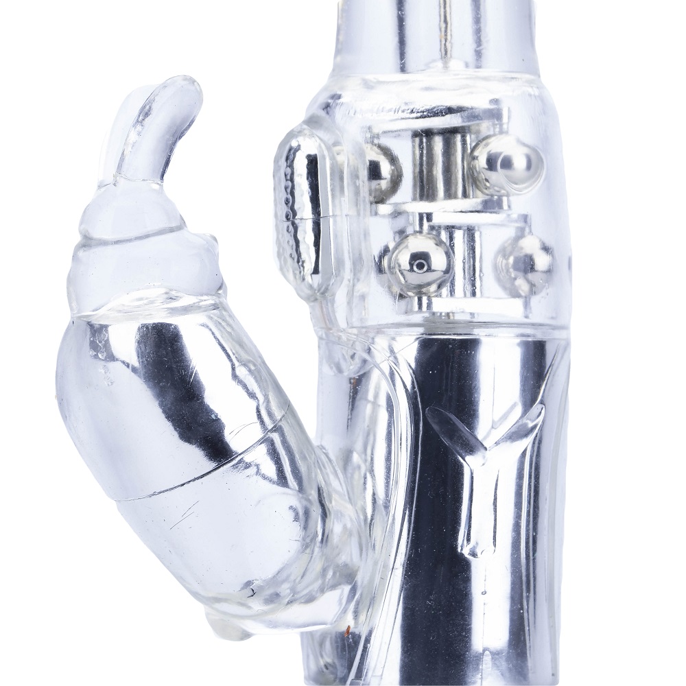 Jessica Rabbit Ultimate XXTRA G Vibrator, Full-size rabbit vibrator with clitoral ears, rotating internal beads and a G-spot…
