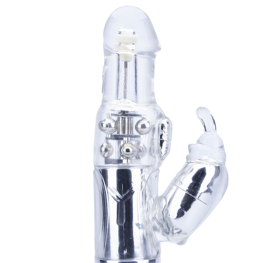 Jessica Rabbit Ultimate XXTRA G Vibrator, Full-size rabbit vibrator with clitoral ears, rotating internal beads and a G-spot…