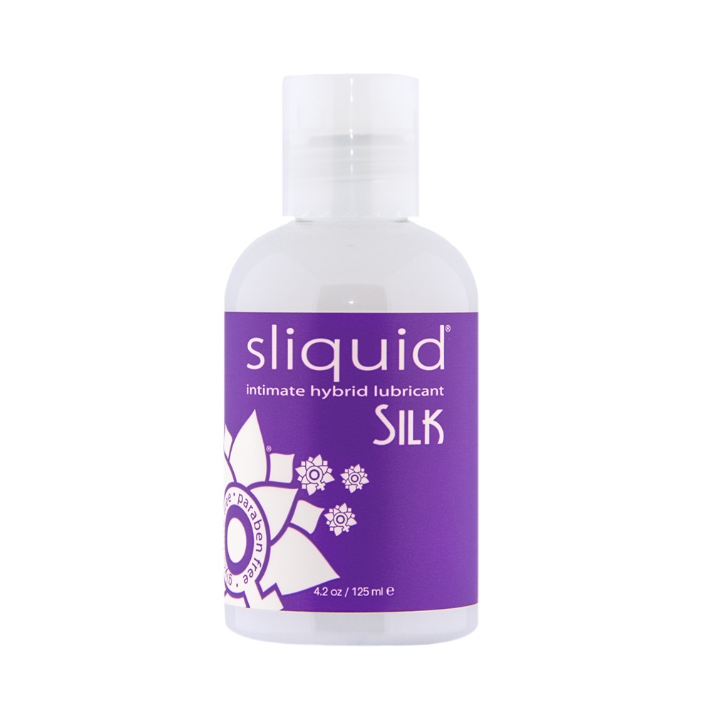 Sliquid Naturals Silk Hybrid Lubricant-125ml, in see description