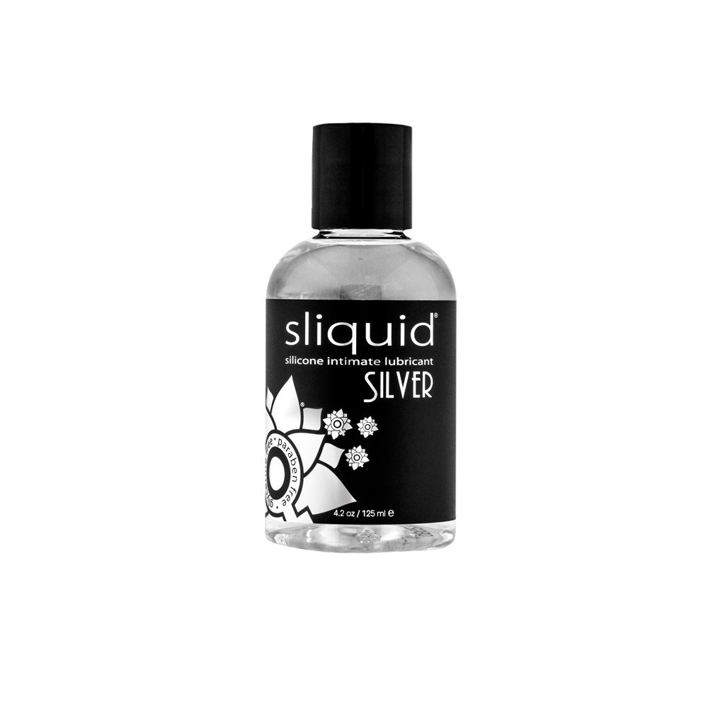 Sliquid Naturals Silver Silicone Lubricant-125ml, in see description