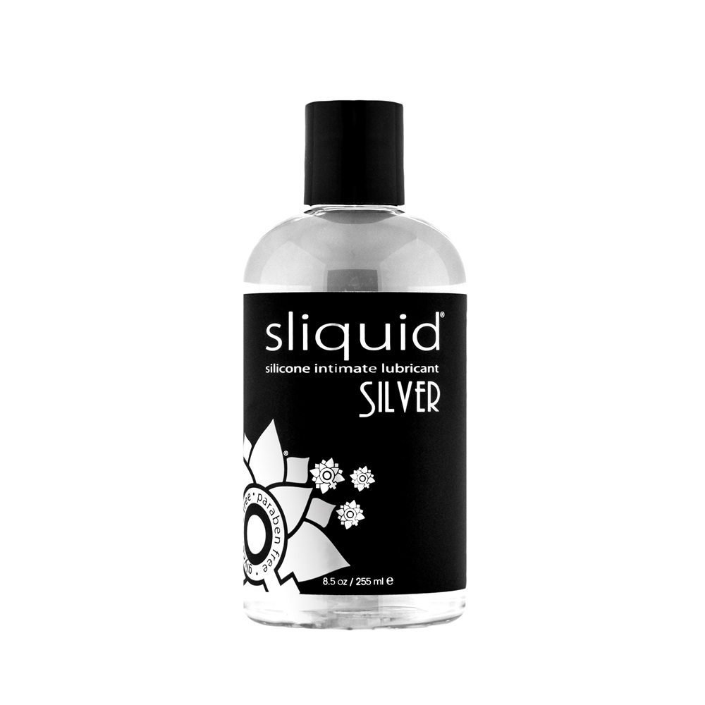 Sliquid Naturals Silver Silicone Lubricant-255ml, in see description