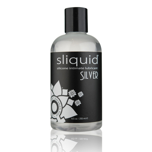 Sliquid Naturals Silver Silicone Lubricant-255ml, in see description