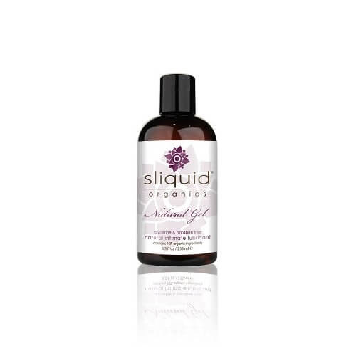 Sliquid Organics Natural Gel Thick Lubricant-255ml, in ingredients: organic aloe barbadensis decolorized leaf juice, plant c…