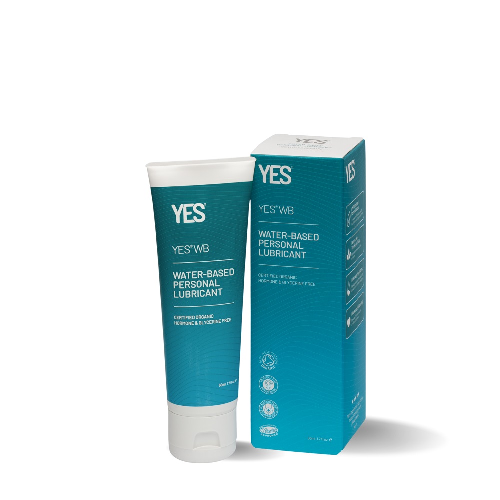 YES Organic Water Based Personal Lubricant-50ml, in aqua, aloe barbadensis leaf juice powder (aloe vera)*, linum usitatissim…